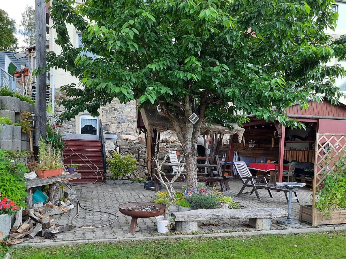 Ferienwohnung Erz-Hostel Thermalbad Wiesenbad Bagian luar foto